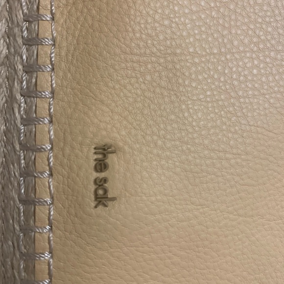 New The Sak Corn Yellow Leather Tote Bag Pocketbook Carryall - Picture 8 of 16